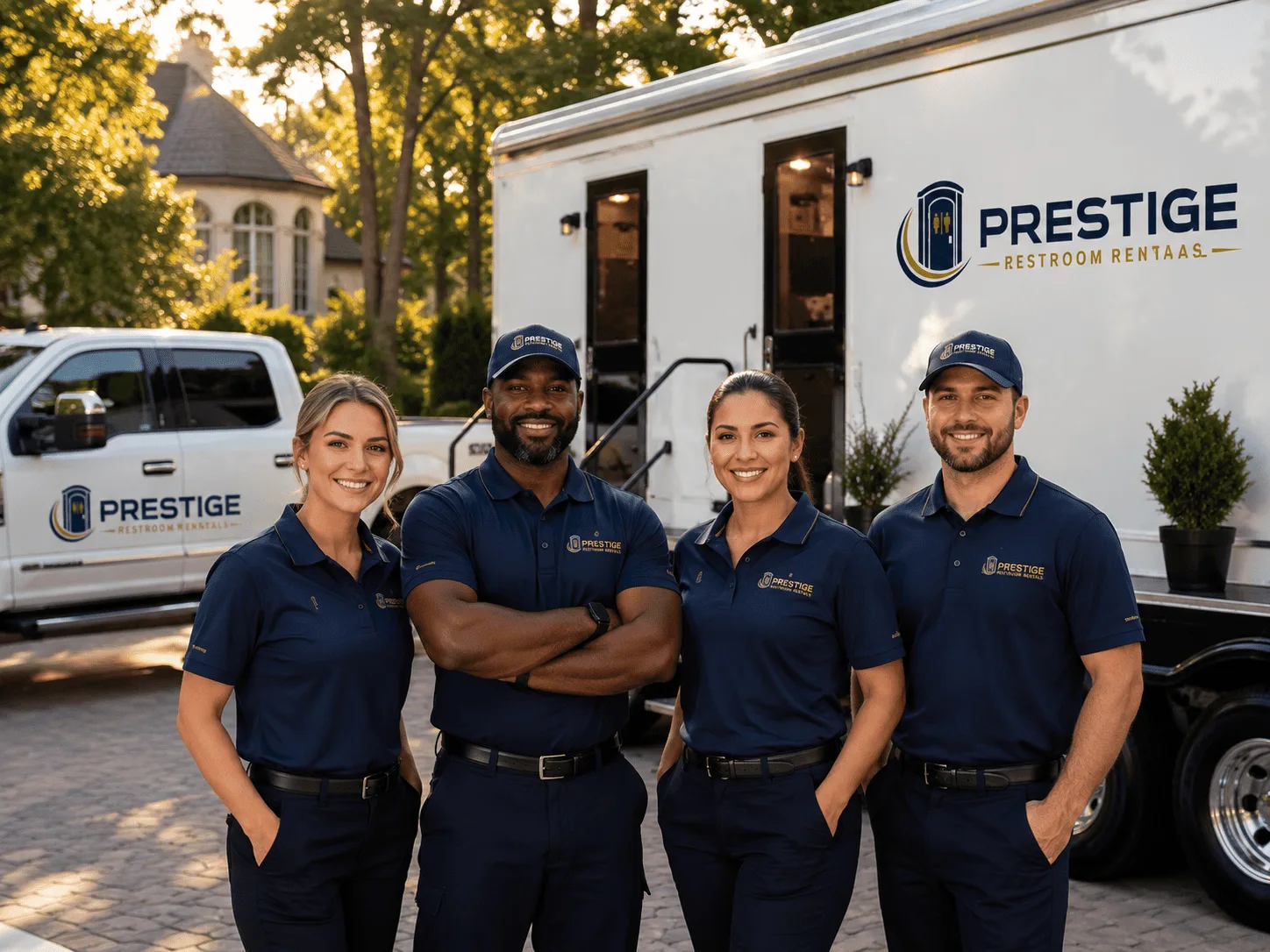 Trusted Luxury Portable Restrooms company in Leslie, MO